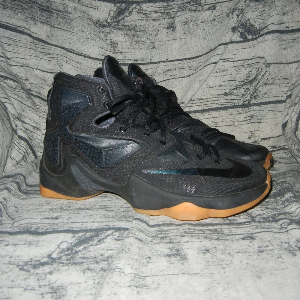 Nike LeBron XIII Black Lion Sneakers Size 9